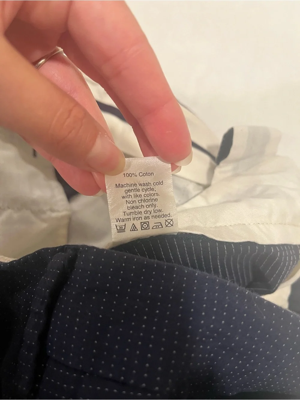 J. Crew Slim Bedford Pants - Navy Blue Pin Dot Chinos - Size 33x32